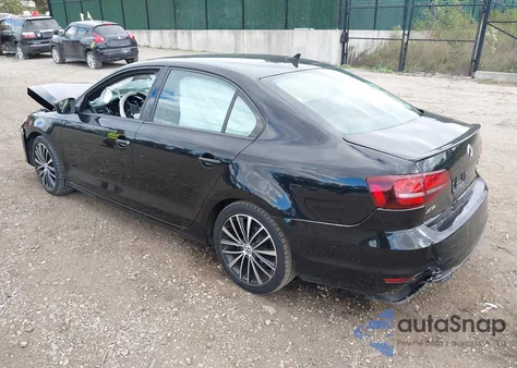 2016 Volkswagen Jetta 1.8T Sport z USA, uszkodzony, nr VIN 3VWD17AJ1GM417114